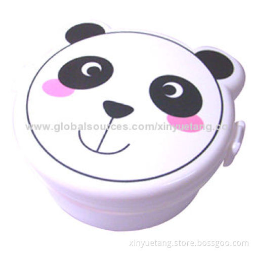 Lovely panda children cartoon bento box/kid lunch box/cartoon lunch box, sized 14.5*7.5cmNew